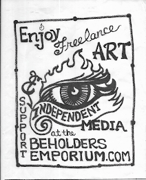 BEHOLDER'S EMPORIUM FREELANCE ART & INDEPENDENT MEDIA logo