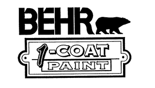 BEHR 1-COAT PAINT logo