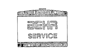 BEHR SERVICE logo