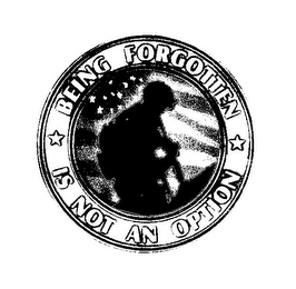 BEING FORGOTTEN IS NOT AN OPTION logo