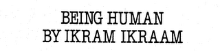 BEING HUMAN BY IKRAM IKRAAM logo