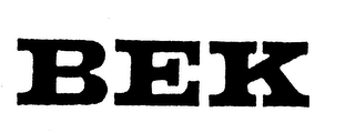 BEK logo