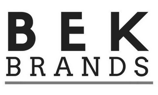 BEK BRANDS logo