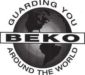 BEKO GUARDING YOU AROUND THE WORLD logo
