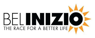 BEL INIZIO THE RACE FOR A BETTER LIFE logo