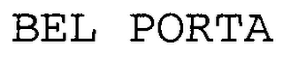 BEL PORTA logo