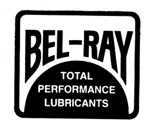 BEL-RAY TOTAL PERFORMANCE LUBRICANTS logo