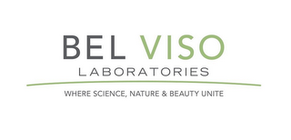 BEL VISO LABORATORIES WHERE SCIENCE, NATURE & BEAUTY UNITE logo