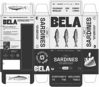 BELA SARDINES EVERYONE'S WELCOME AT THE TABLE logo