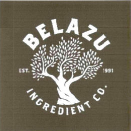 BELAZU INGREDIENT CO. EST. 1991 logo