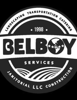 BELBOY SERVICES • 1998 • LANDSCAPING TRANSPORTATION CATERING JANITORIAL LLC CONSTRUCTION logo