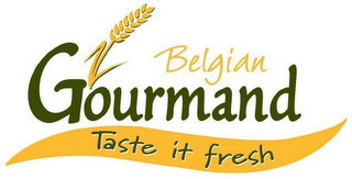 BELGIAN GOURMAND TASTE IT FRESH logo