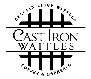 BELGIAN LIEGE WAFFLES CAST IRON WAFFLES COFFEE & ESPRESSO logo