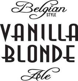 BELGIAN STYLE VANILLA BLONDE ALE logo