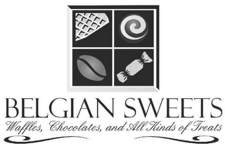 BELGIAN SWEETS WAFFLES, CHOCOLATES, AND ALL KINDS OF TREATS logo
