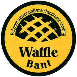 BELGIUM MASTER CRAFTSMEN HANDMADE CREATING WAFFLE BANT logo