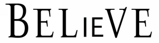 BELIEVE logo