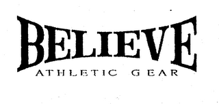 BELIEVE ATHLETIC GEAR logo