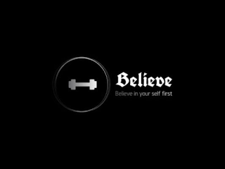 BELIEVE BELIEVE IN YOUR SELF FIRST logo