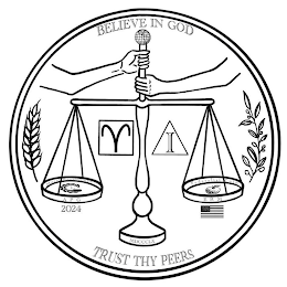 BELIEVE IN GOD CL APG 2024 2 I FEDERALIST COIN ERM USA MDCCCLX TRUST THY PEERS logo
