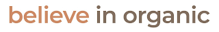 BELIEVE IN ORGANIC logo