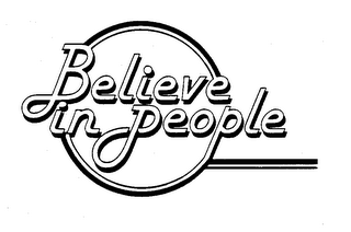 BELIEVE IN PEOPLE logo
