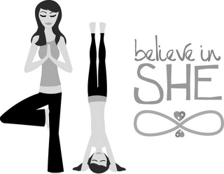 BELIEVE IN SHE logo
