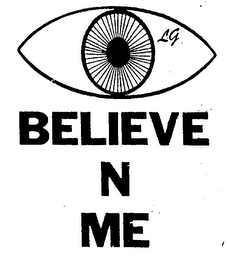 BELIEVE N ME LG logo