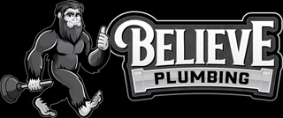 BELIEVE PLUMBING logo