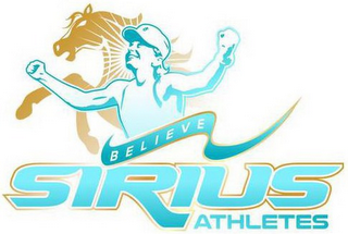 BELIEVE SIRIUS ATHLETES logo