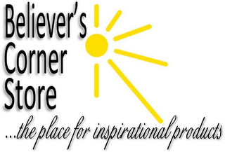 BELIEVER'S CORNER STORE ...THE PLACE FOR INSPIRATIONAL PRODUCTS logo