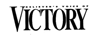 BELIEVER'S VOICE OF VICTORY logo
