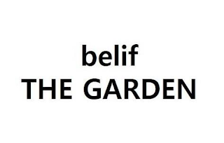 BELIF THE GARDEN logo