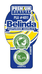 BELINDA PREMIUM BANANAS SUPERIOR QUALITY ECUADOR logo