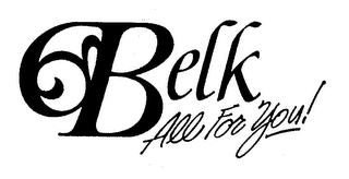 BELK ALL FOR YOU! logo