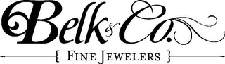BELK & CO. FINE JEWELERS logo