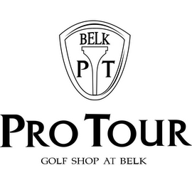 BELK P T PRO TOUR GOLF SHOP AT BELK logo