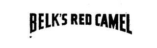 BELK'S RED CAMEL logo