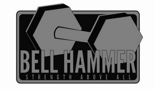 BELL HAMMER STRENGTH ABOVE ALL logo