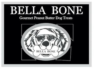 BELLA BONE GOURMET PEANUT BUTTER DOG TREATS BELLA BONE logo