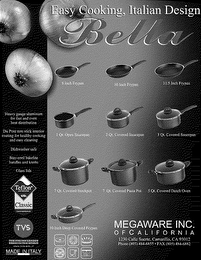 BELLA EASY COOKING, ITALIAN DESIGN logo