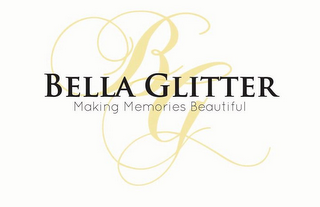 BELLA GLITTER MAKING MEMORIES BEAUTIFUL BG logo