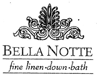 BELLA NOTTE FINE LINEN. DOWN. BATH logo