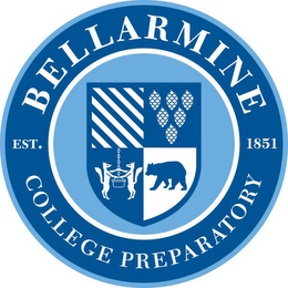 BELLARMINE COLLEGE PREPARATORY; EST. 1851 logo