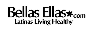 BELLAS ELLAS COM LATINAS LIVING HEALTHY logo