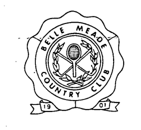 BELLE MEADE COUNTRY CLUB 1901 logo