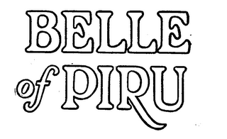 BELLE OF PIRU logo