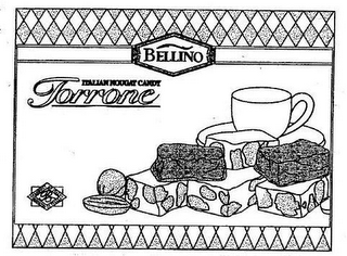 BELLINO ITALIAN NOUGAT CANDY TORRONE logo