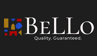 BELLO QUALITY. GUARANTEED. logo
