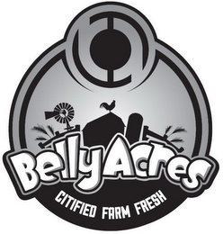 BELLY ACRES CITIFIED FARM FRESH logo